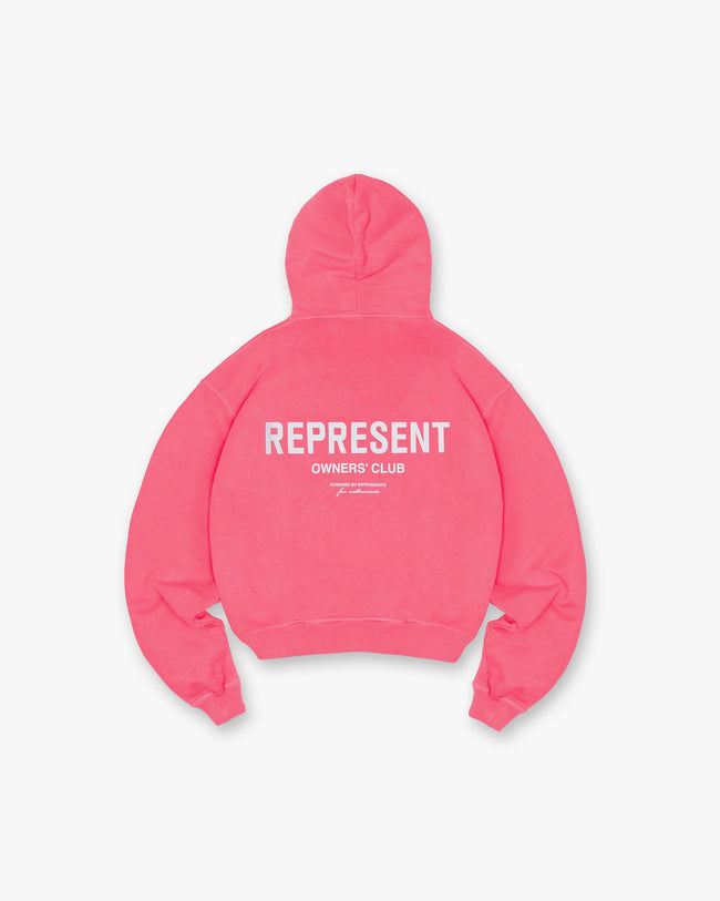 Represent Owners Club Hoodie - Bubblegum Pink Hover Image