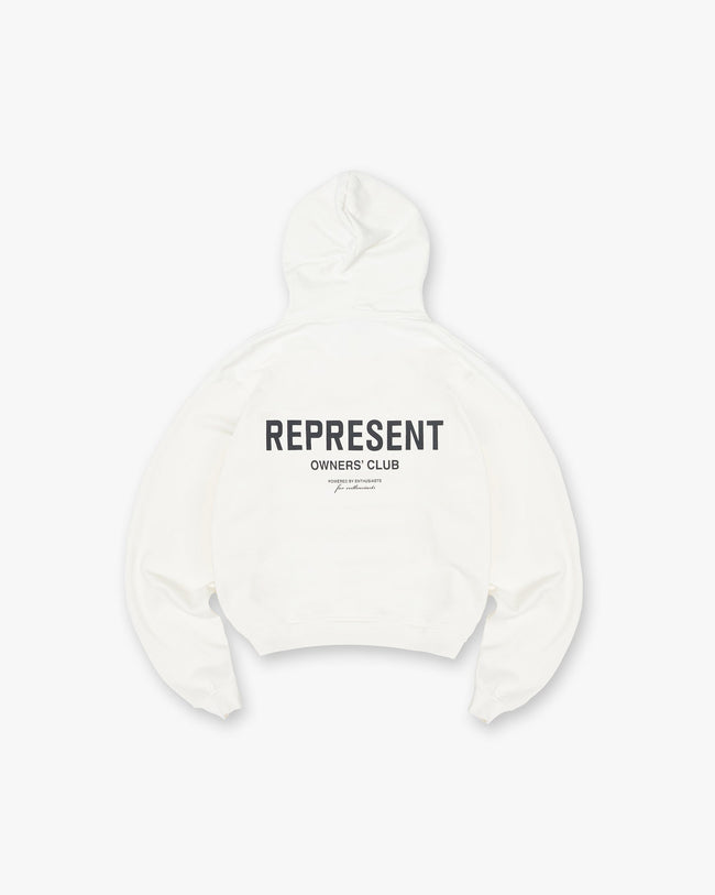 Represent Owners Club Hoodie - Flat White Hover Image