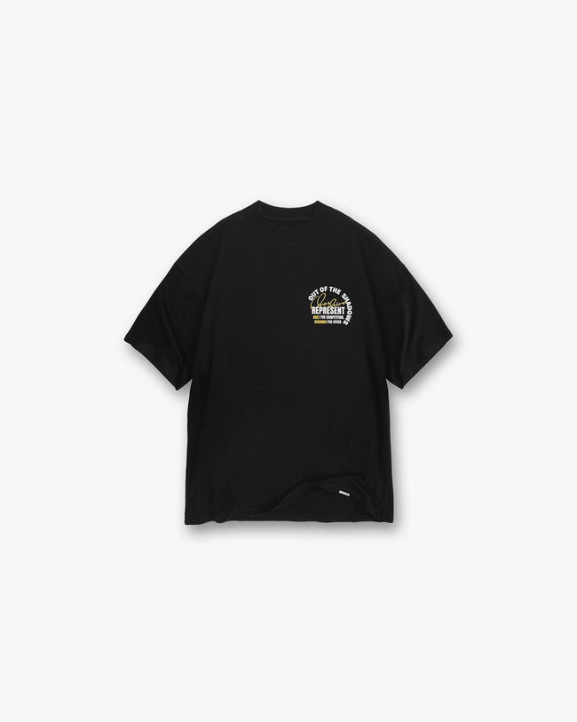 Out Of The Shadows T-Shirt - Stained Black Hover Image