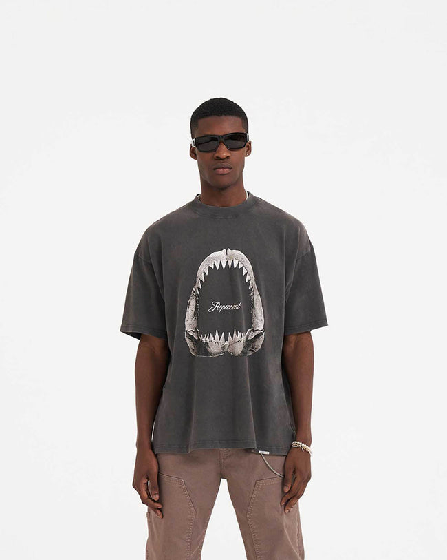 Shark Jaws T-Shirt - Vintage Grey Main Image