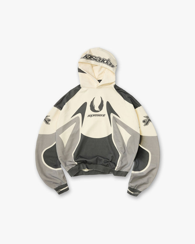 Represent X Belstaff Racing Hoodie - Dark Grey Hover Image