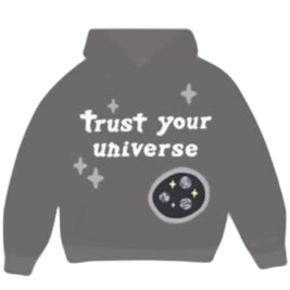 BROKEN PLANET MARKET 'TRUST YOUR UNIVERSE' HOODIE (GREY) Hover Image