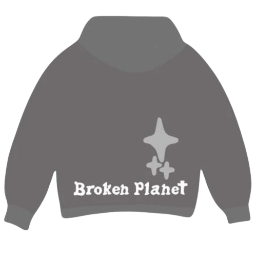 BROKEN PLANET MARKET 'TRUST YOUR UNIVERSE' HOODIE (GREY) Main Image
