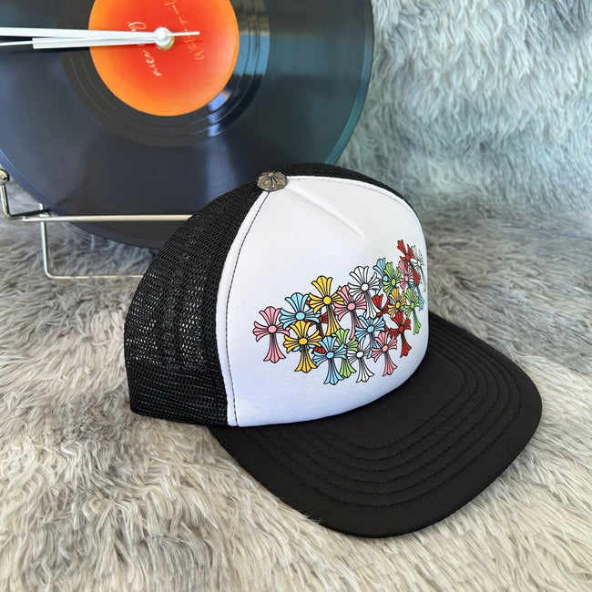 Chrome Hearts black and White Baseball Cap Hat New Authentic Hover Image