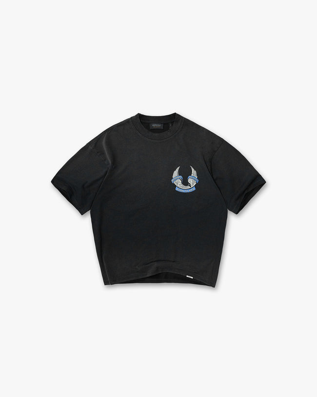 Represent X Belstaff Born To Bike T-Shirt - Aged Black Hover Image