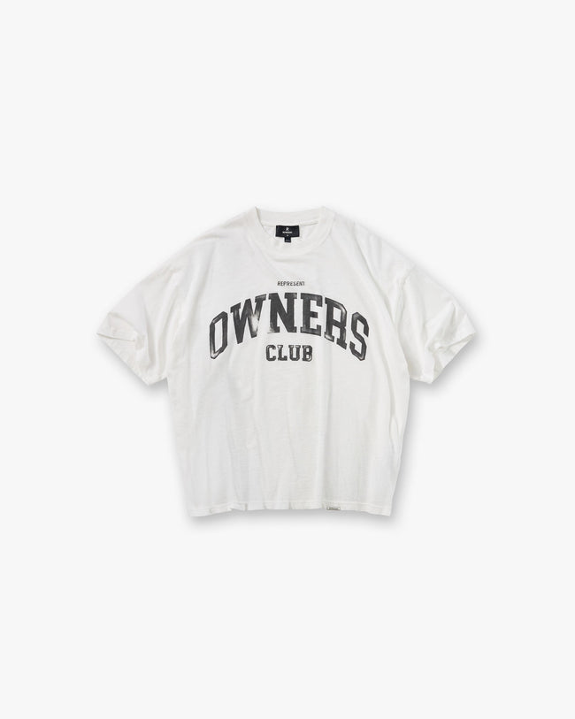 Represent Owners Club T-Shirt - Flat White Hover Image