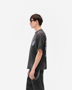 Represent X Belstaff Born To Bike T-Shirt - Aged Black