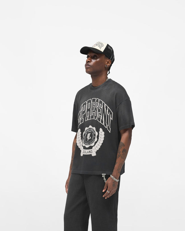 Legacy Crest T-Shirt - Stained Black Main Image