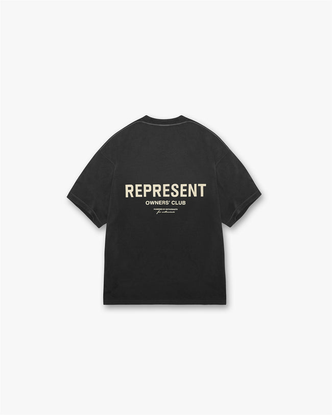 Represent Owners Club T-Shirt - Aged Black Hover Image