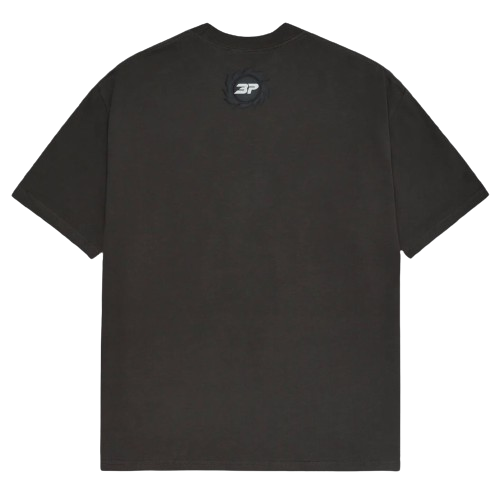 BROKEN PLANET MARKET 'TOTAL CHAOS' TEE (SOOT BLACK) Main Image