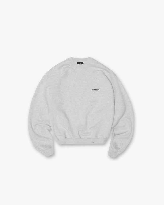 Represent Owners Club Sweater - Ash Grey Hover Image