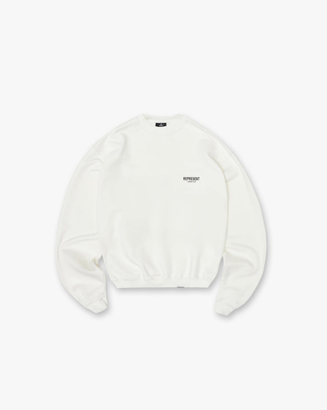 Represent Owners Club Sweater - Flat White Main Image