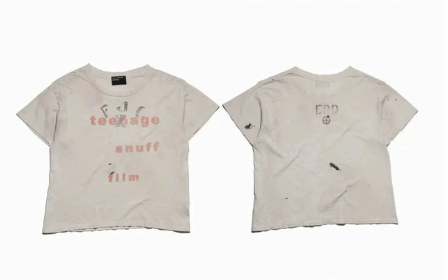 Enfants Riches Déprimés Teenage Snuff Film Off-White Tee Hover Image