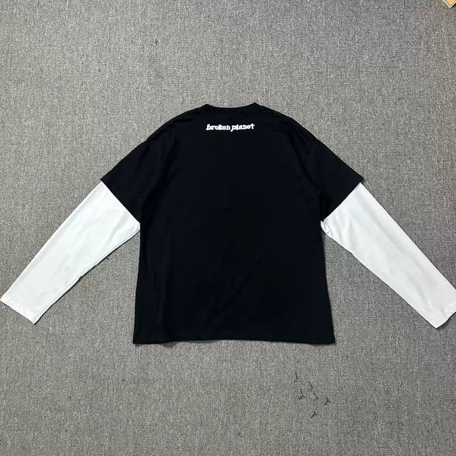 Broken Planet Speed Of Light Fake Layer Long Sleeve Tee Main Image