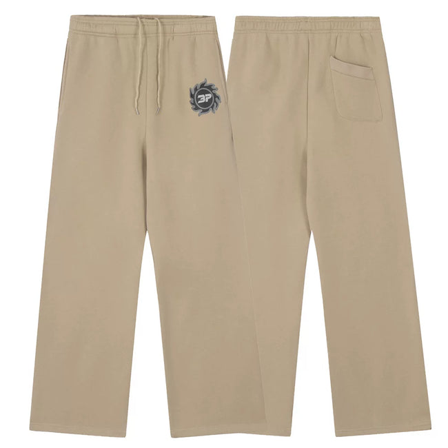 Broken Planet Beige Wide Leg Sweatpants Hover Image