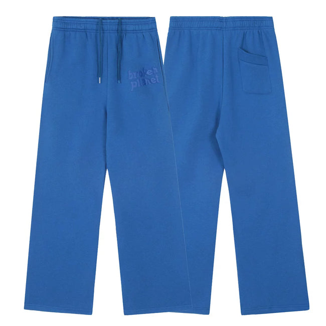 Broken Planet Bright Blue Wide Leg Sweatpants Hover Image