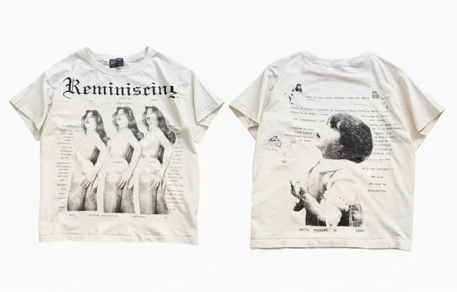 Enfants Riches Déprimés Reminiscing Off-White Dual Portrait Tee Hover Image