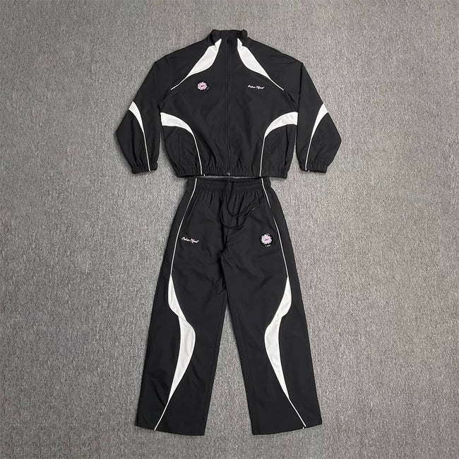 Broken Planet Black White Color‑Block Windbreaker Tracksuit Hover Image