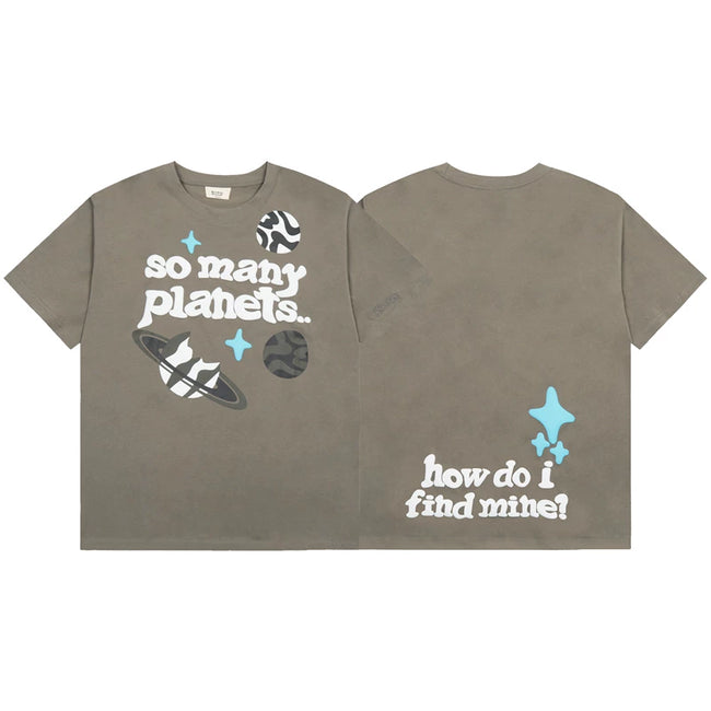 Broken Planet So Many Planets Foam Print T‑Shirt Hover Image