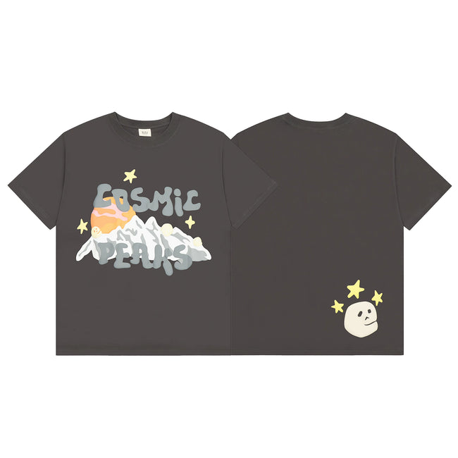 Broken Planet Cosmic Peaks Foam Print T‑Shirt Hover Image