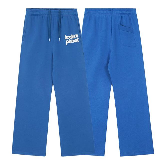Broken Planet Bright Blue Wide Leg Sweatpants Hover Image