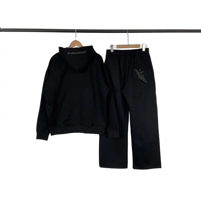 Broken Planet Broken Heart Planet Zip‑Up Hoodie Sweatpants Set Main Image
