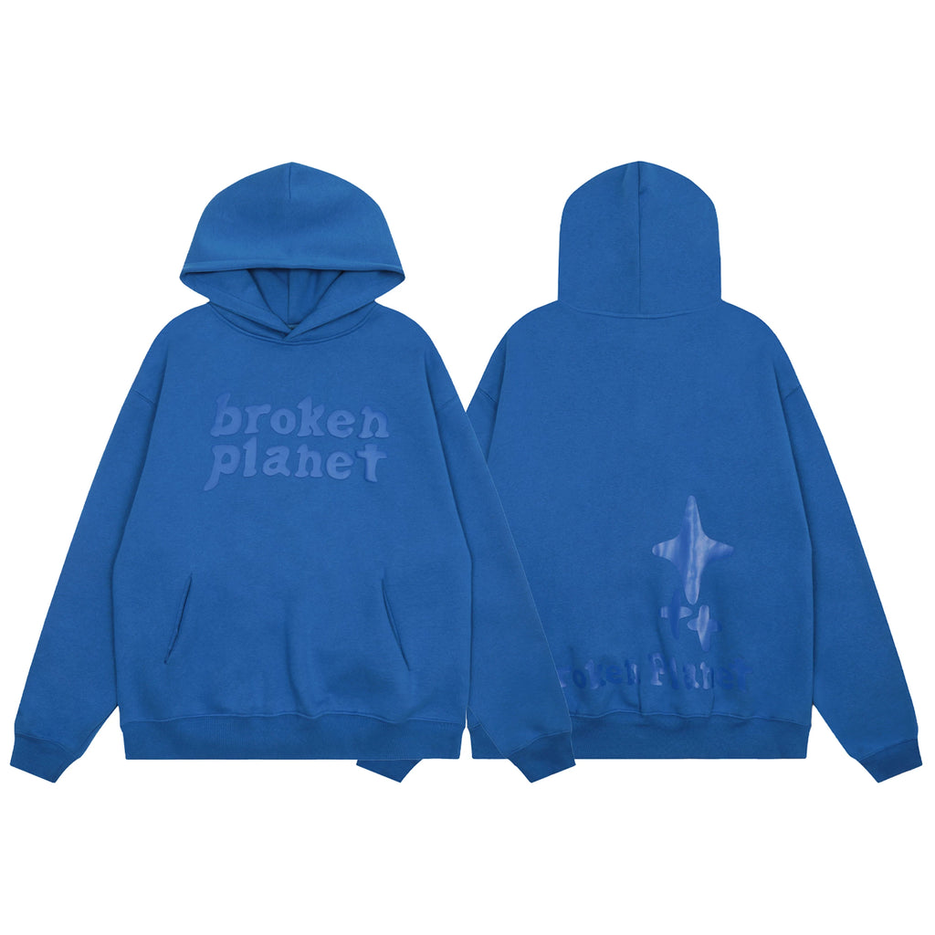Broken Planet Tonal Embossed Pullover Hoodie
