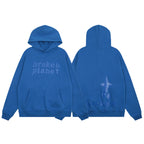 Broken Planet Tonal Embossed Pullover Hoodie