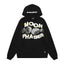 Broken Planet Moon Phases Foam Print Pullover Hoodie