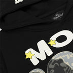 Broken Planet Moon Phases Foam Print Pullover Hoodie
