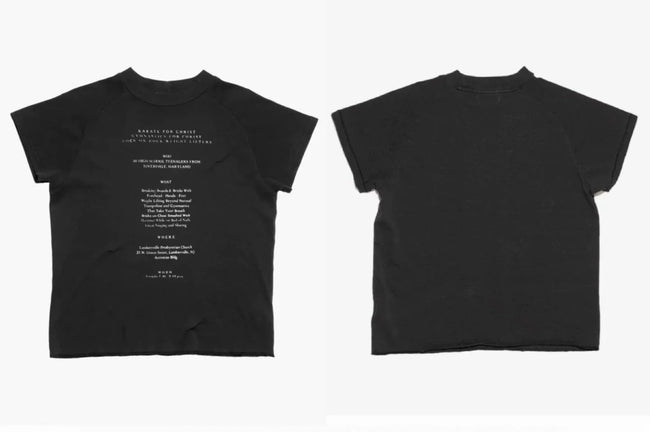 Enfants Riches Déprimés Black Front Statement Text Tee Hover Image