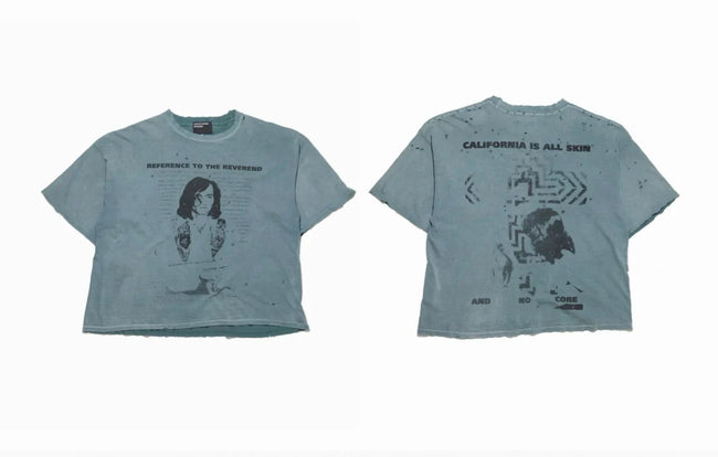Enfants Riches Déprimés Washed Blue Dual Portrait Tee Hover Image
