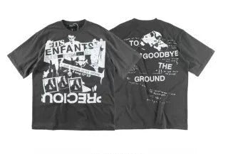 Enfants Riches Déprimés Precious Text Collage Black Tee Hover Image