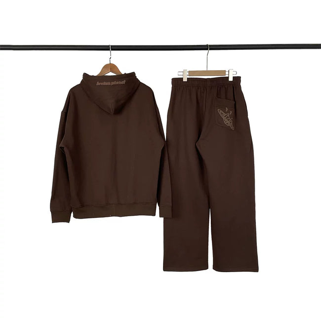 Broken Planet Broken Heart Planet Zip‑Up Hoodie Sweatpants Set Main Image