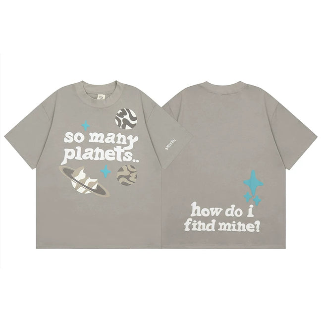 Broken Planet So Many Planets Foam Print T‑Shirt Hover Image