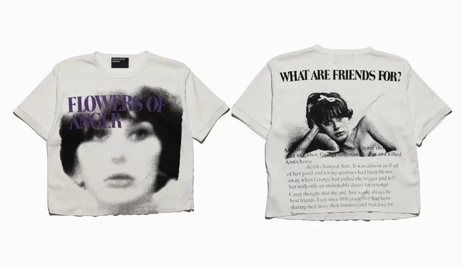Enfants Riches Déprimés Flowers Of Evil Off-White Baby Tee Hover Image