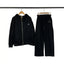 Broken Planet Black Zip‑Up Hoodie Sweatpants Set