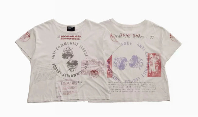 Enfants Riches Déprimés Stamp Collage Off-White Dual Print Tee Hover Image