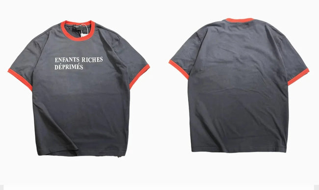 Enfants Riches Déprimés Red Ringer Black Logo Tee Hover Image
