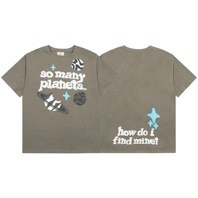 Broken Planet So Many Planets Foam Print T‑Shirt Hover Image