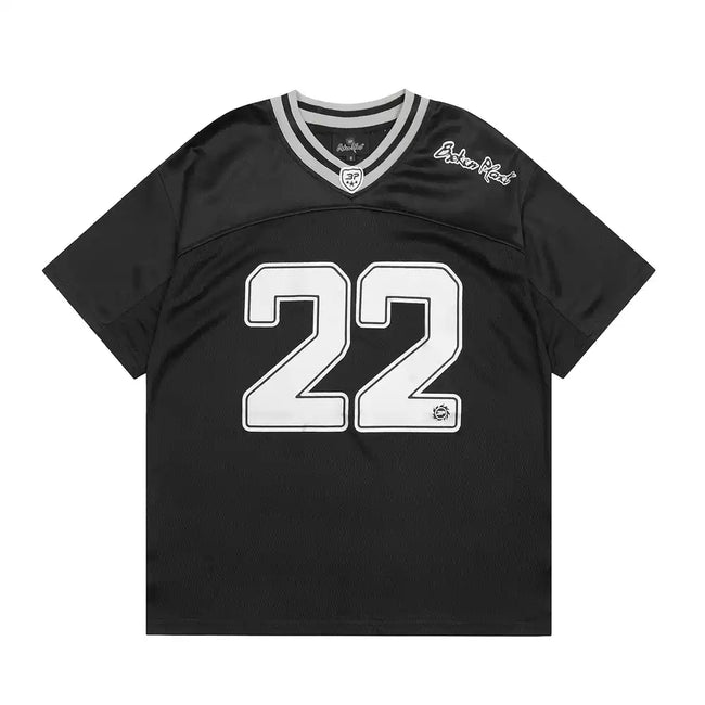 Broken Planet 22 Football Jersey Black Hover Image
