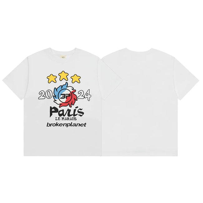 Broken Planet Paris Le Marais 2024 Foam Print T‑Shirt Hover Image