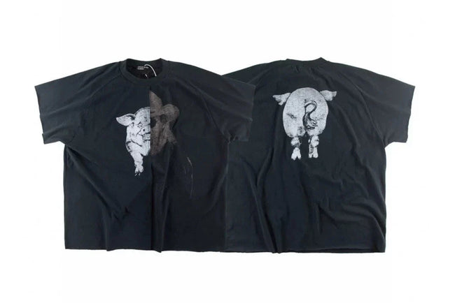Enfants Riches Déprimés Black Dual Goat Graphic Tee Hover Image