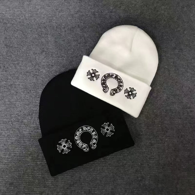 Chrome Hearts printed embroidered wool knitted Beanie  hats Main Image