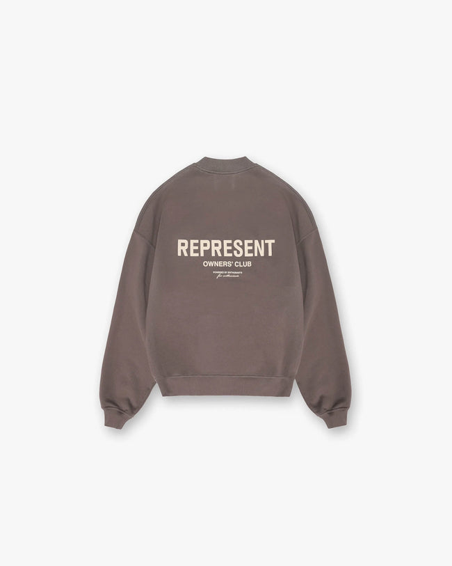 Represent Owners Club Sweater - Fog Hover Image
