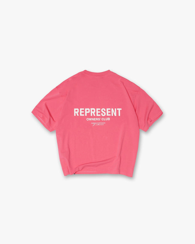 Represent Owners Club T-Shirt - Bubblegum Pink Hover Image