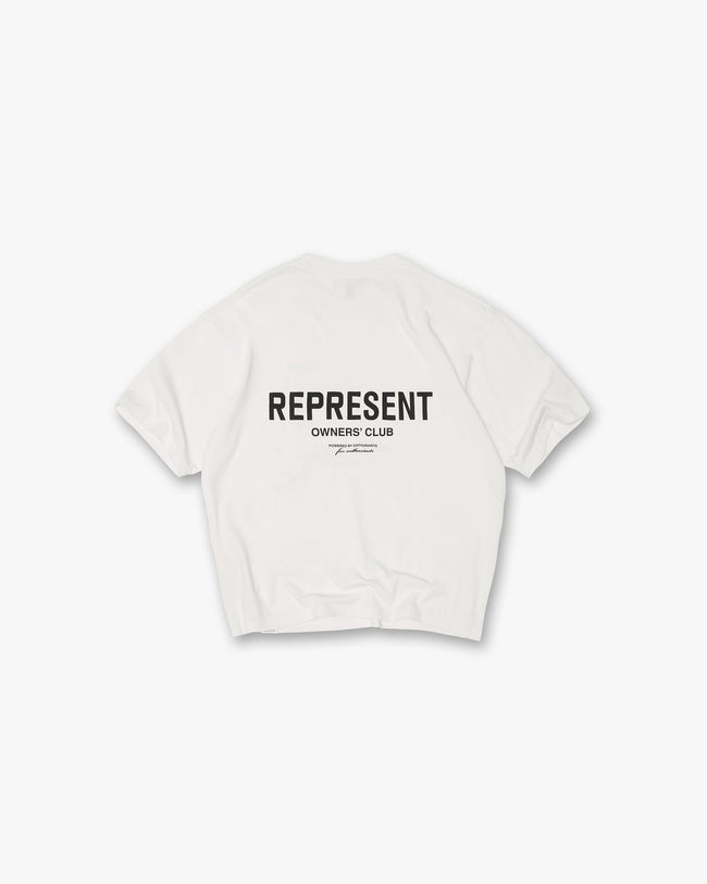 Represent Owners Club T-Shirt - Flat White Hover Image