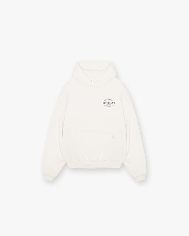 Represent Owners Club Stamp Hoodie - Flat White Main Image