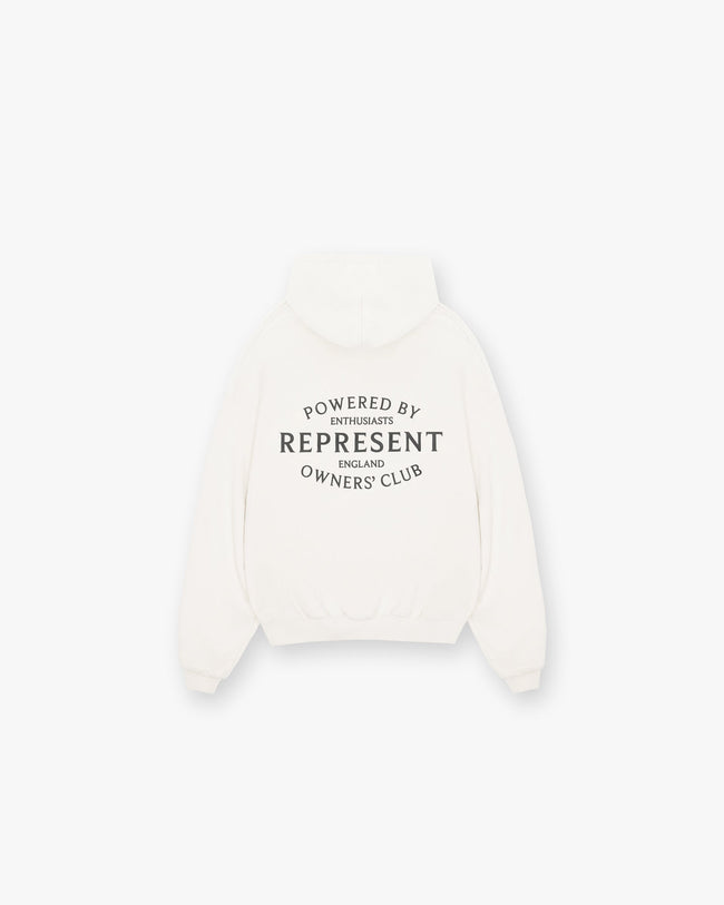 Represent Owners Club Stamp Hoodie - Flat White Hover Image