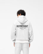 Represent Owners Club Zip Hoodie - Ash Grey